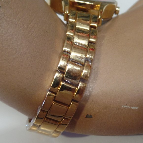 Boum Golftone Orange Face Watch 8" Pre Owned Condi - Picture 7 of 11